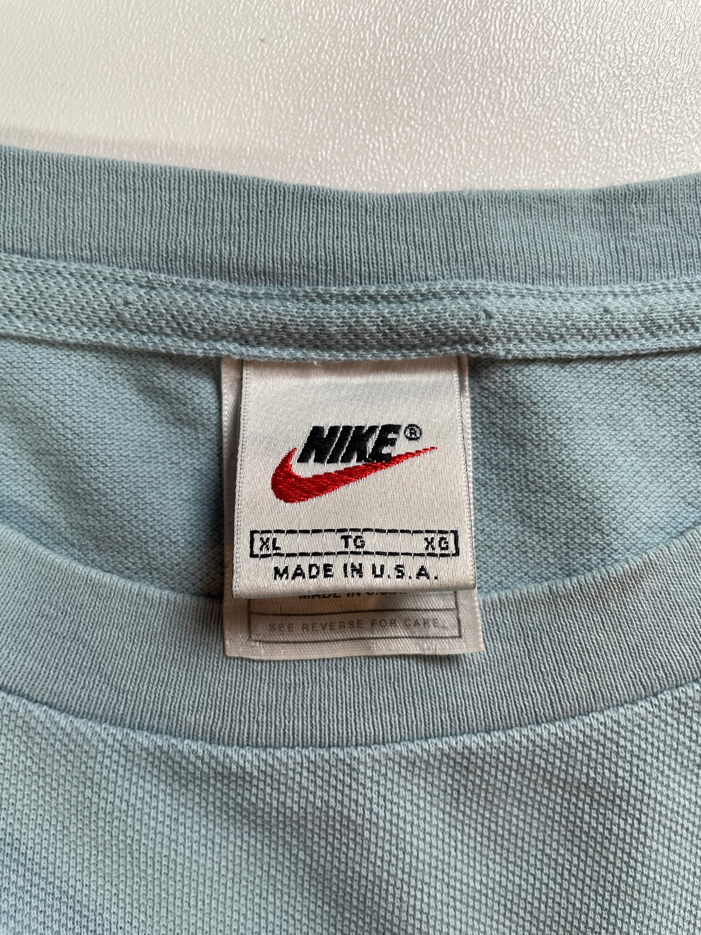 .90's NIKE MINI SWOOSH Made in USA Size XL Vintage T-shirt / A4099