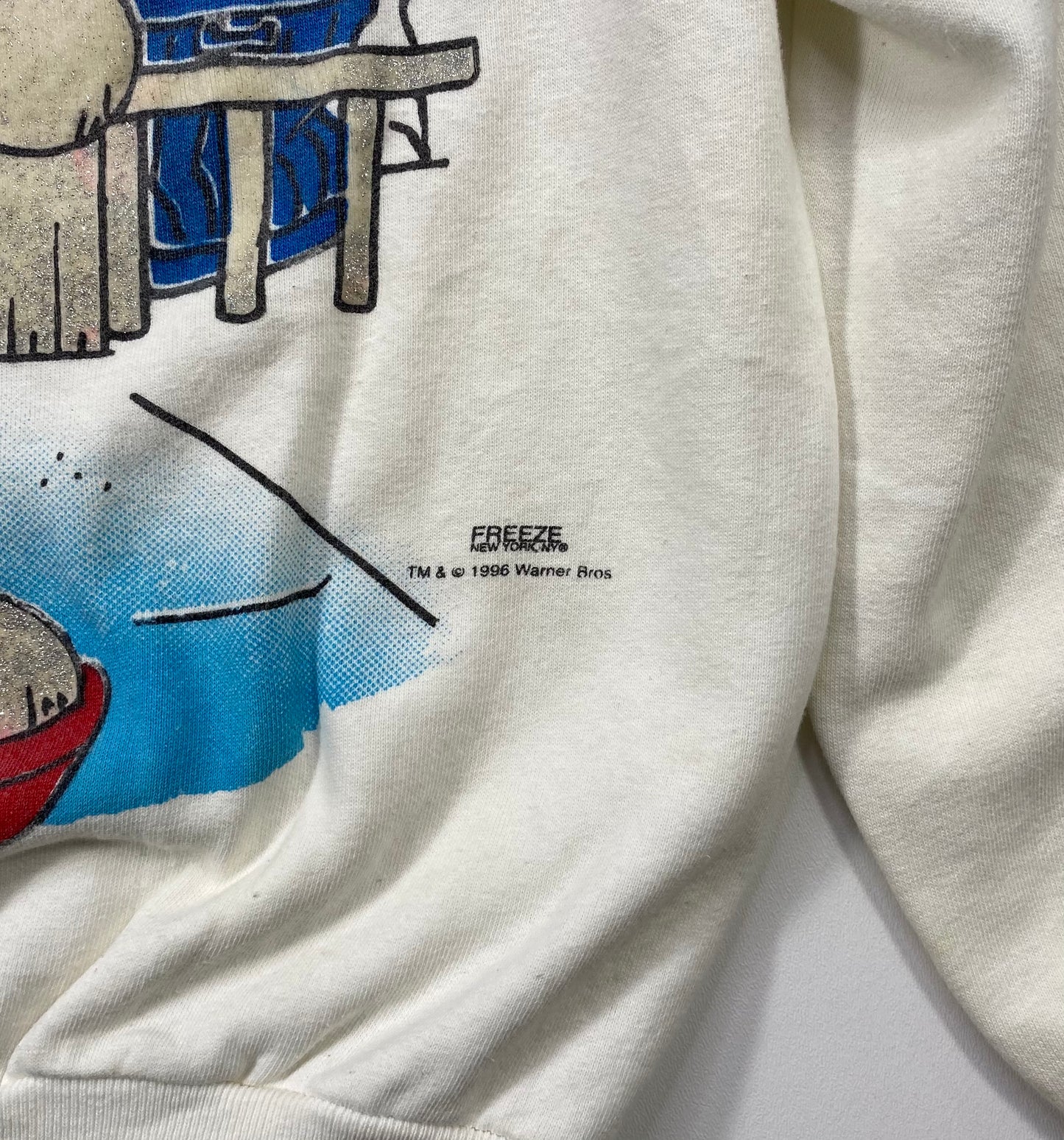 90’s Tweety Looney Tunes Size XXL Vintage Sweat-shirt  / 5998