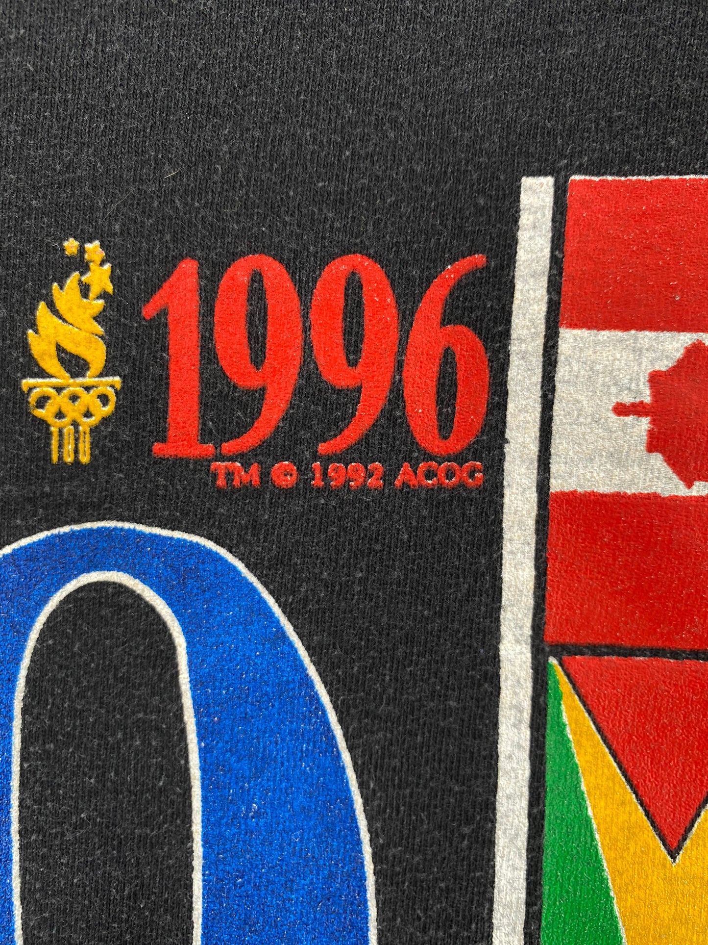 1992 ATLANTA OLYMPICS Size L Vintage T-Shirt / E1728T