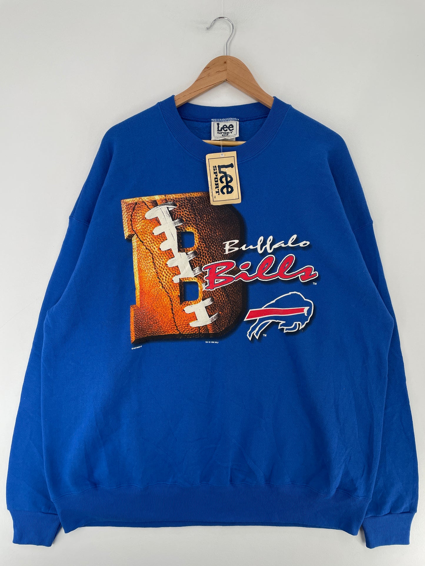1995 deadstock BUFFALO BILLS Made in USA Size XXL Vintage NFL Sweat Shirt / E6668S