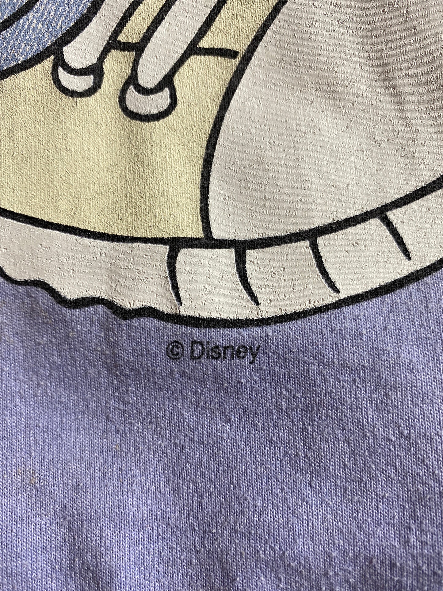 90’s DISNEY MICKEY MINNIE Made in USA Size Ladies L Vintage 3/4 Sleeve T-Shirt / A3285