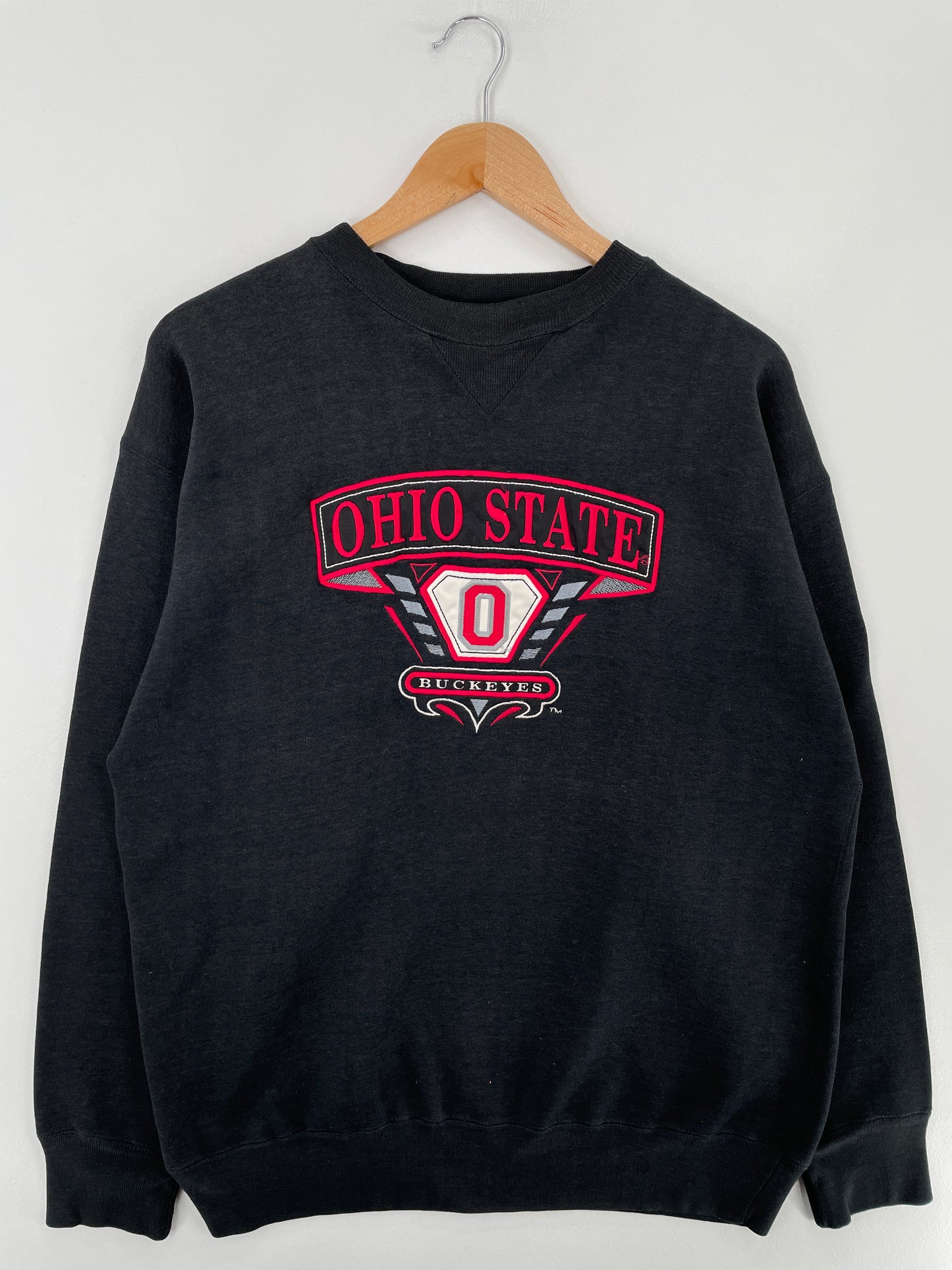 90’s OHIO STATE BUCKEYES Size L Vintage College Sweat Shirt / E5098S
