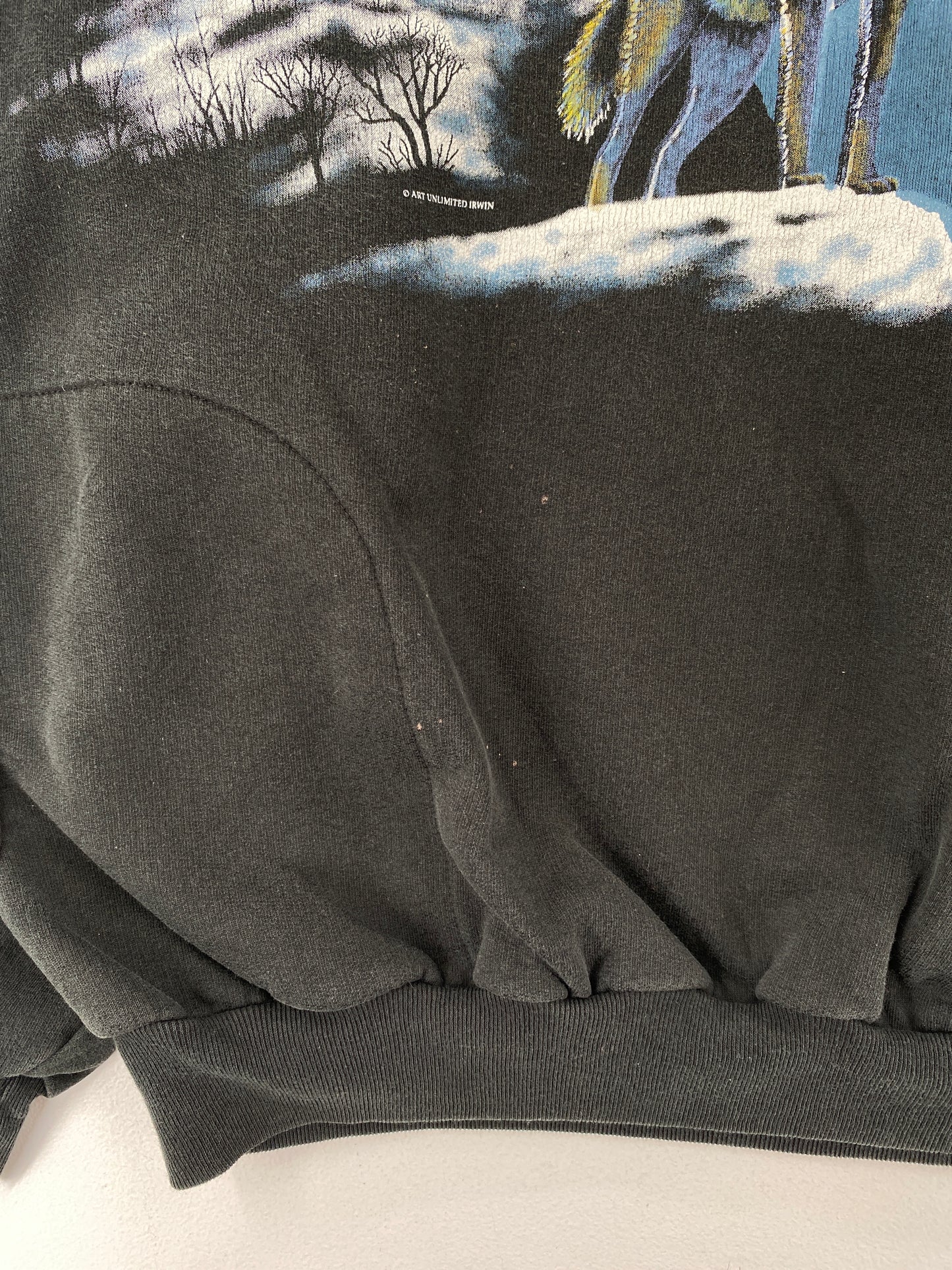 .90's WOLVES Made in USA Size XL Vintage Animal Sweat-Shirt / E6658S