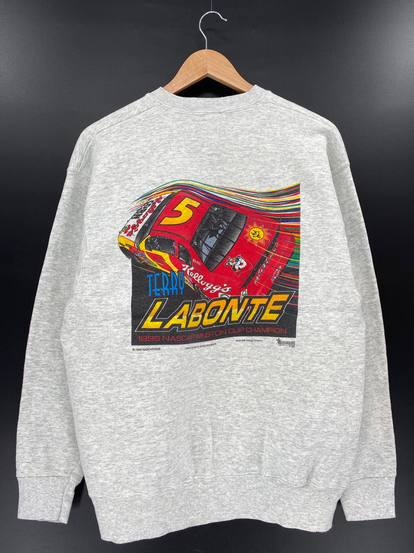 1996' NASCAR WINSTON CUP TERRY LABONTE Size L Racing Vintage Sweat- Shirts / K4906