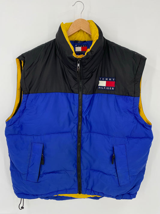 90’s TOMMY HILFIGER Size L Vintage Down Vest / K6757