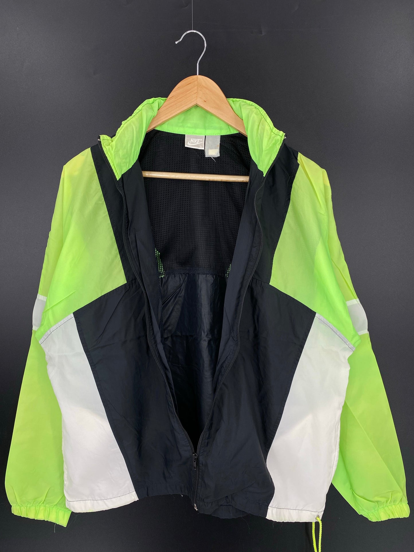 .90’s NIKE Size Ladies L Vintage Zip-up Nylon Jacket / A8205