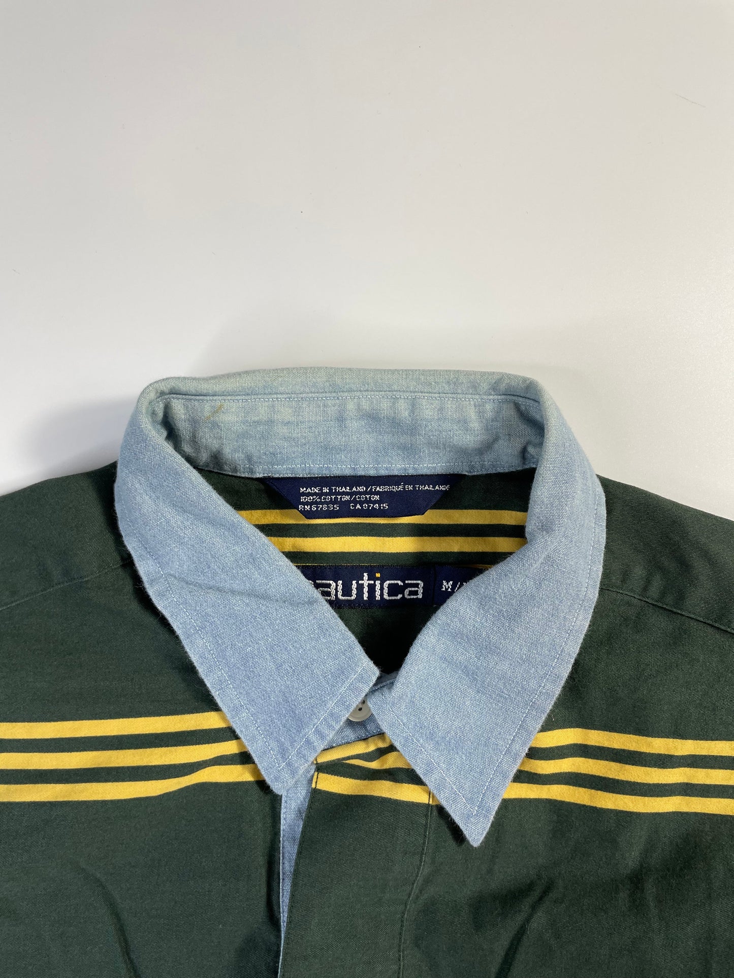 90’s NAUTICA Size M Rugby Shirt / E1488B