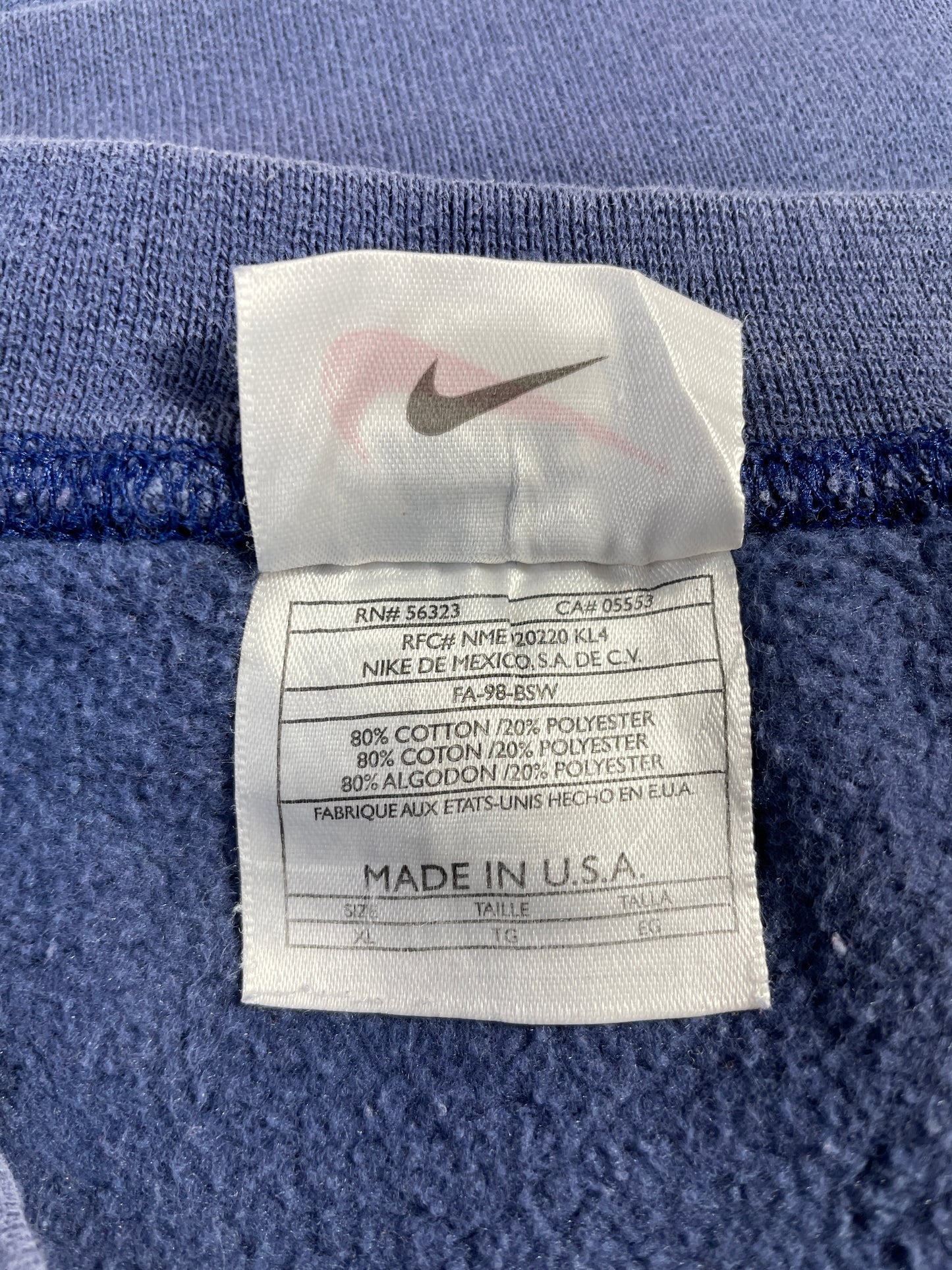 90’s NIKE Size XL Vintage Sweat shirt / E4127S