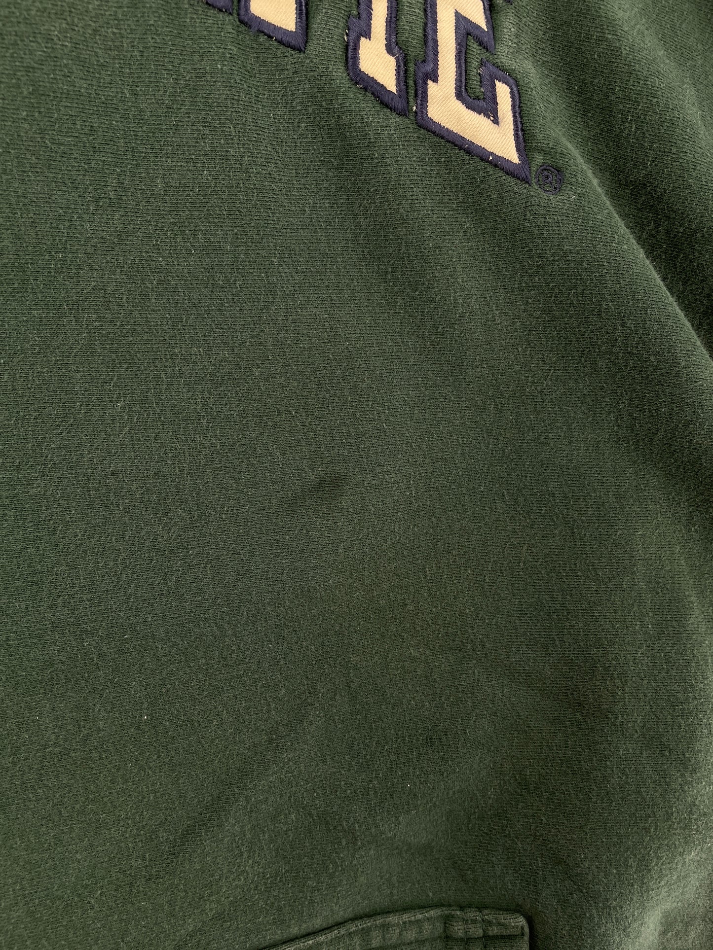 Vintage NOTRE DAME Size XL Vintage College Hoodie Sweat-shirt / E1510S