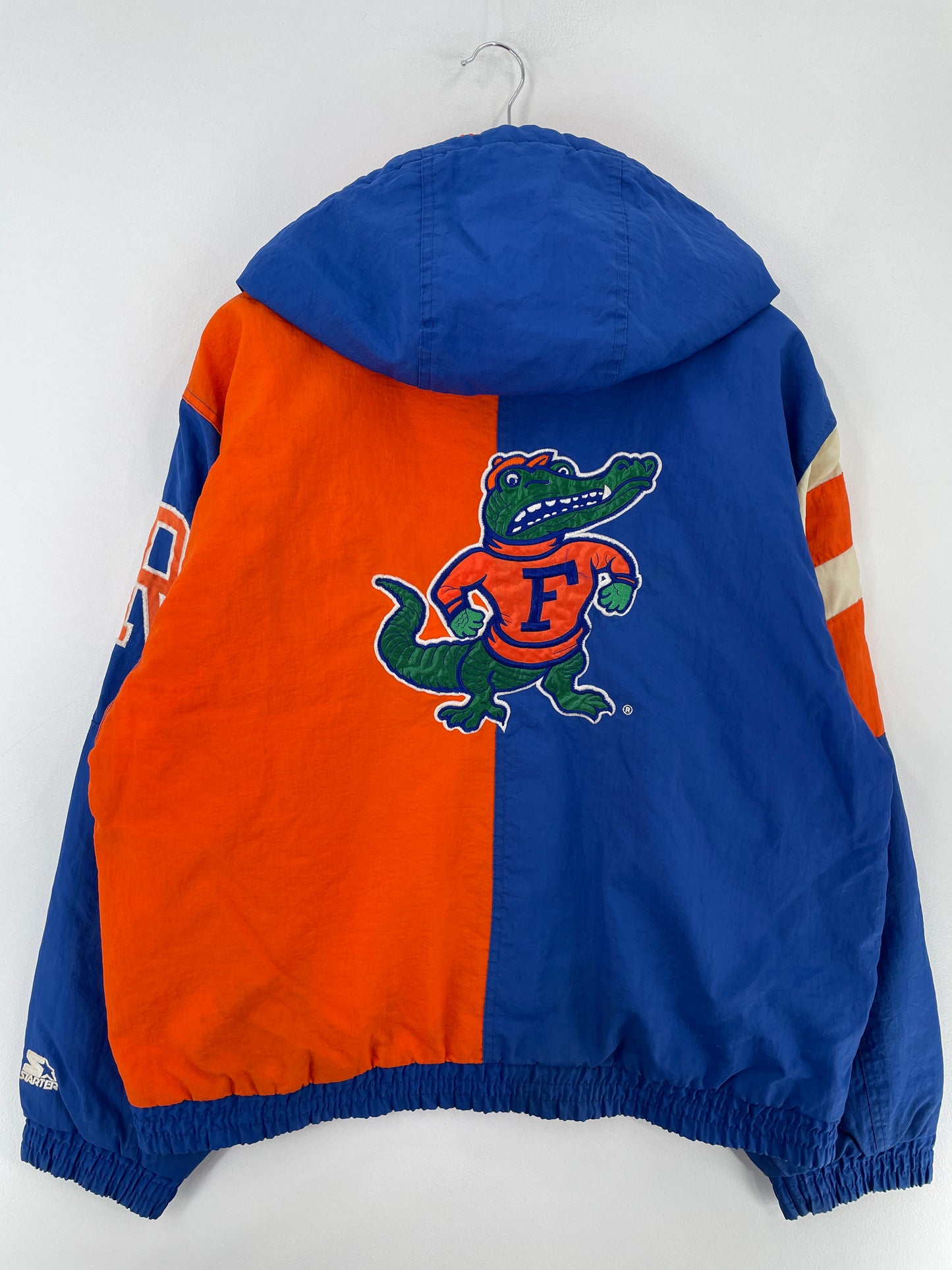 .90’s STARTER x FLORIDA GATORS Size M Vintage College Padded Nylon Jacket / E5043J
