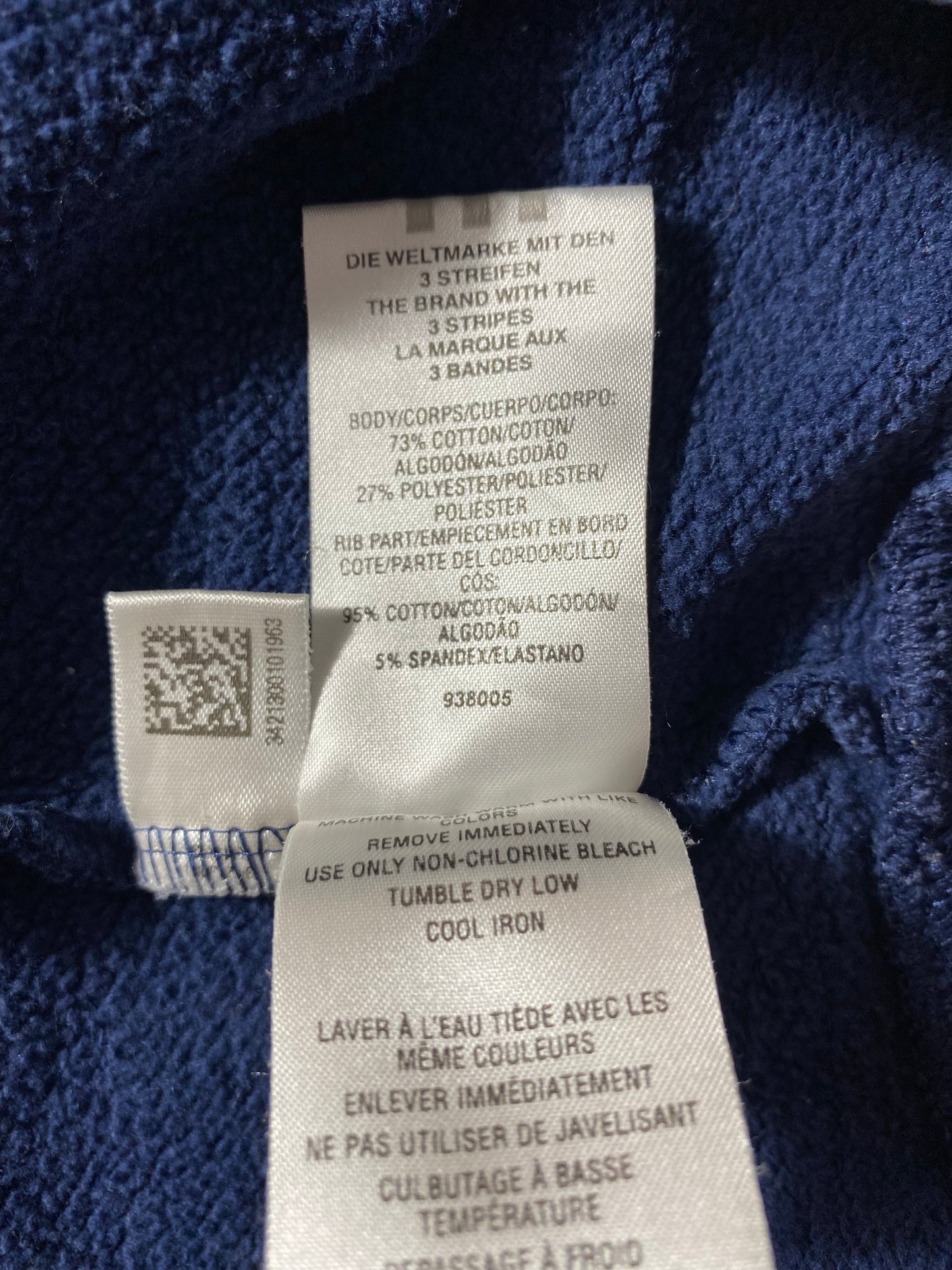 00’ ADIDAS Size XL Vintage Hoodie Sweat-Shirt / k5592