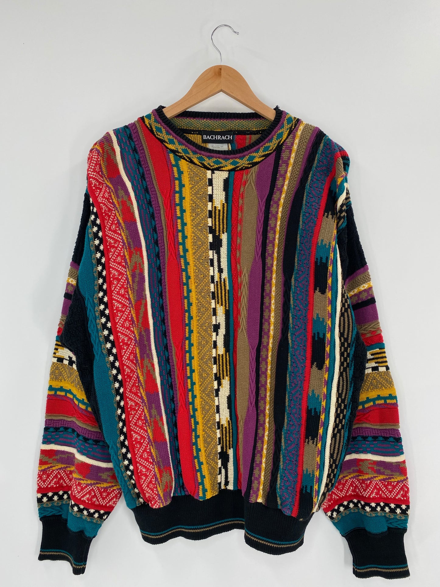 Vintage 3D COOGI- Style  Size XL Knit Sweater / K4736
