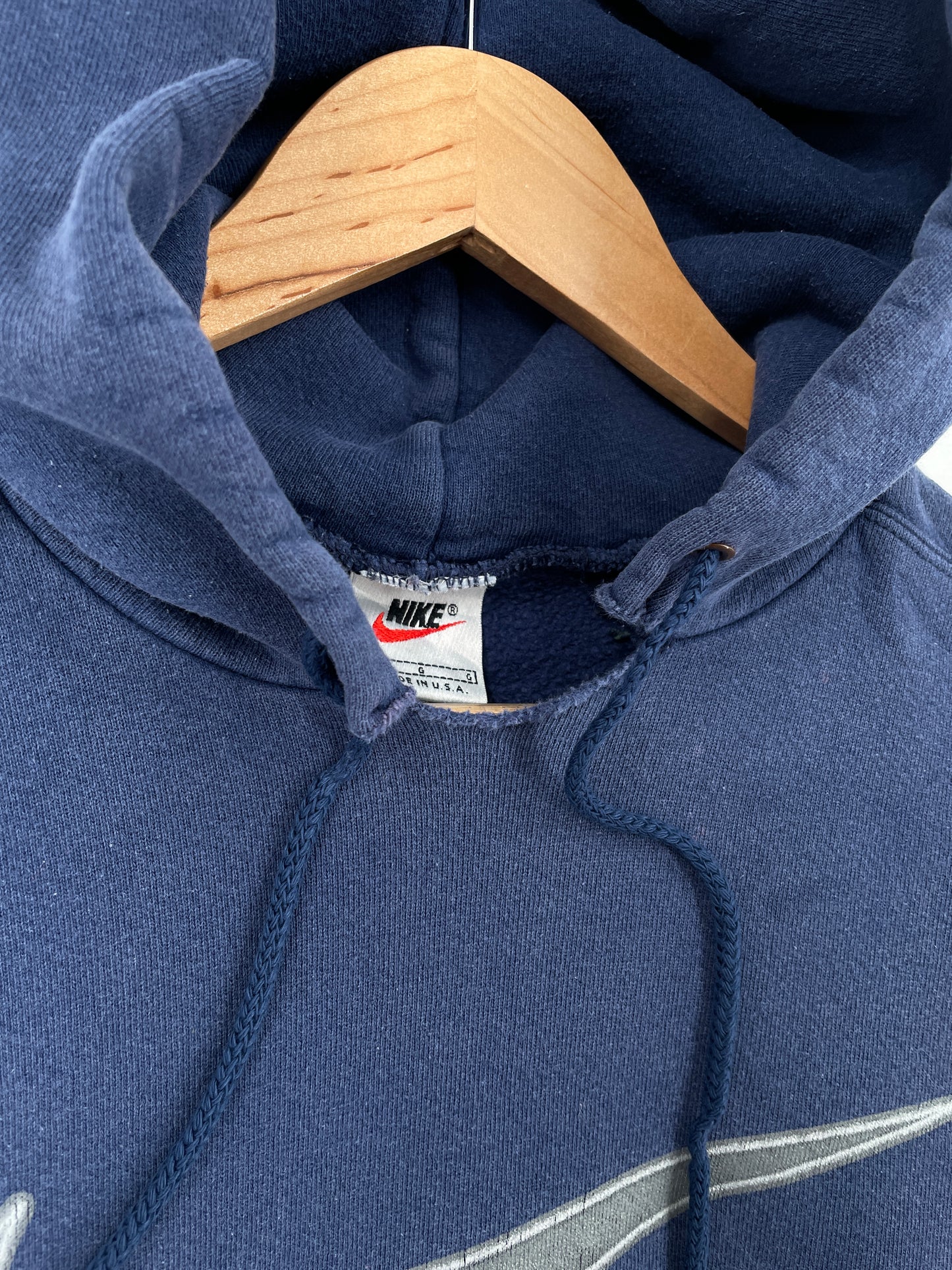 90's NIKE Made in USA Size L Vintage Hoodie Sweat-shirt / A8665