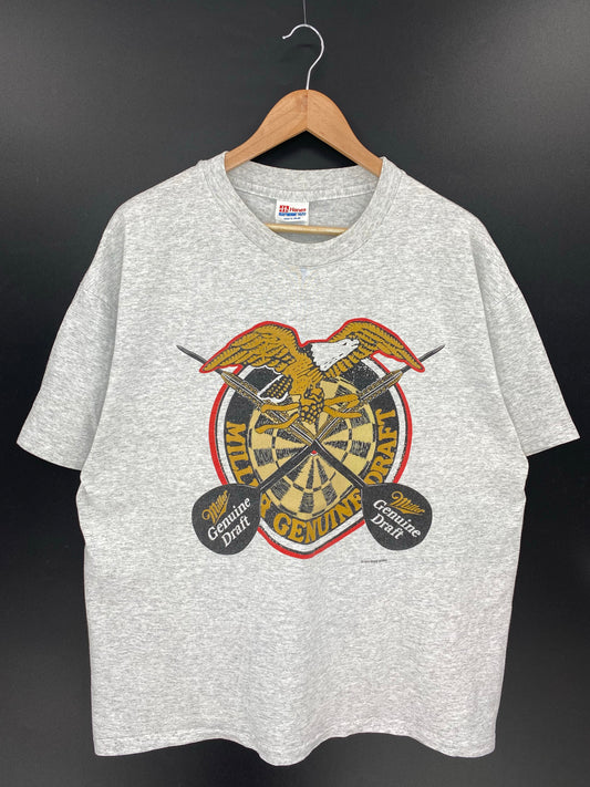 1994 MILLER GENUINE DRAFT Made in USA Size XL Vintage T-shirt / K7827