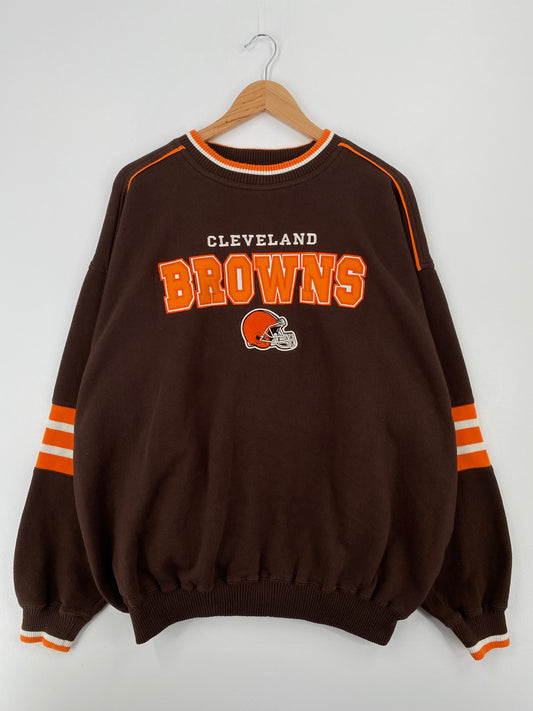 00’ CLEVELAND BROWNS Size XXL NFL Sweat-shirt / A8709