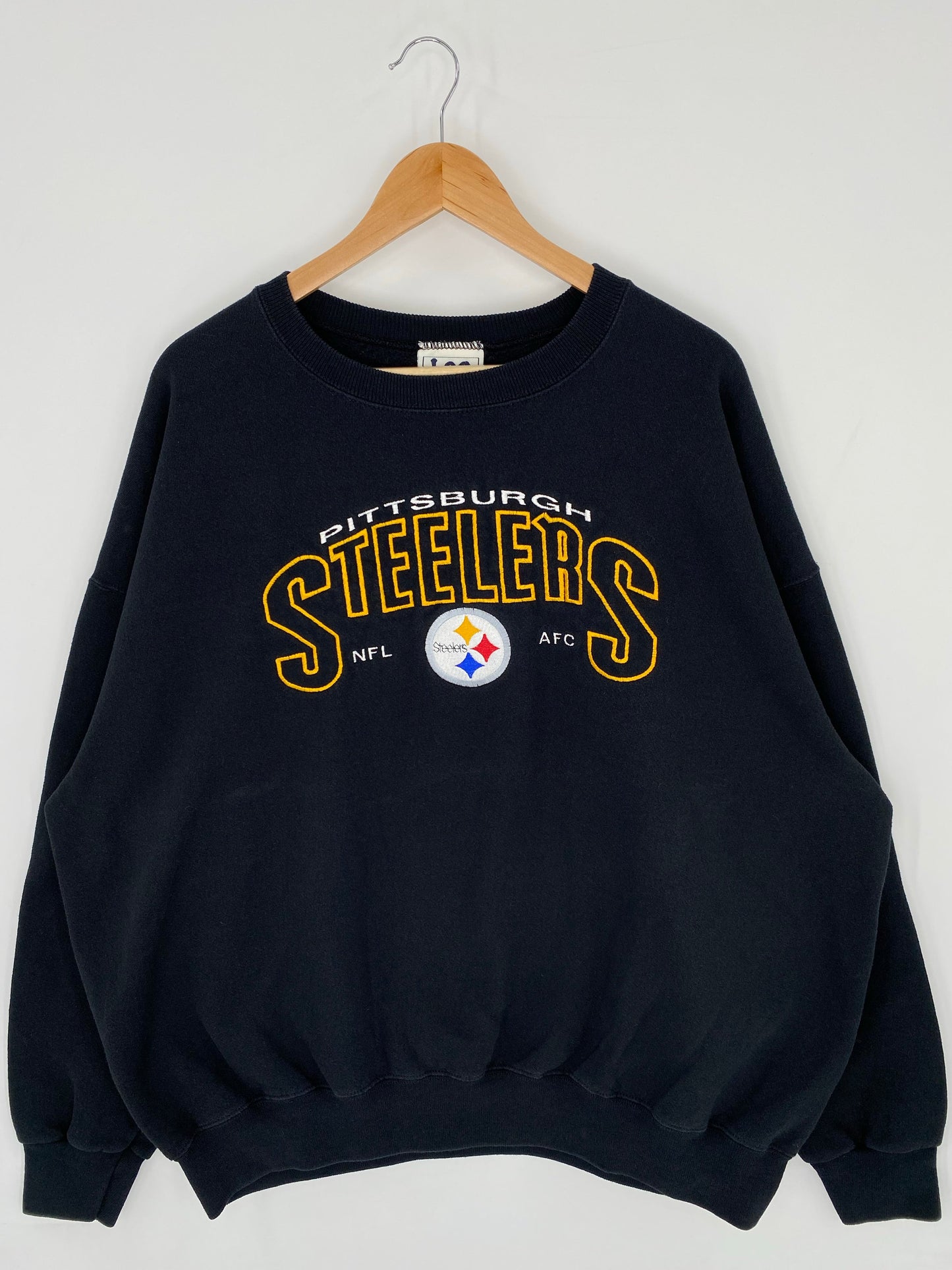 90’s PITTSBURGH STEELERS Made in USA Size XXL Vintage NFL Sweat-Shirts / A7995