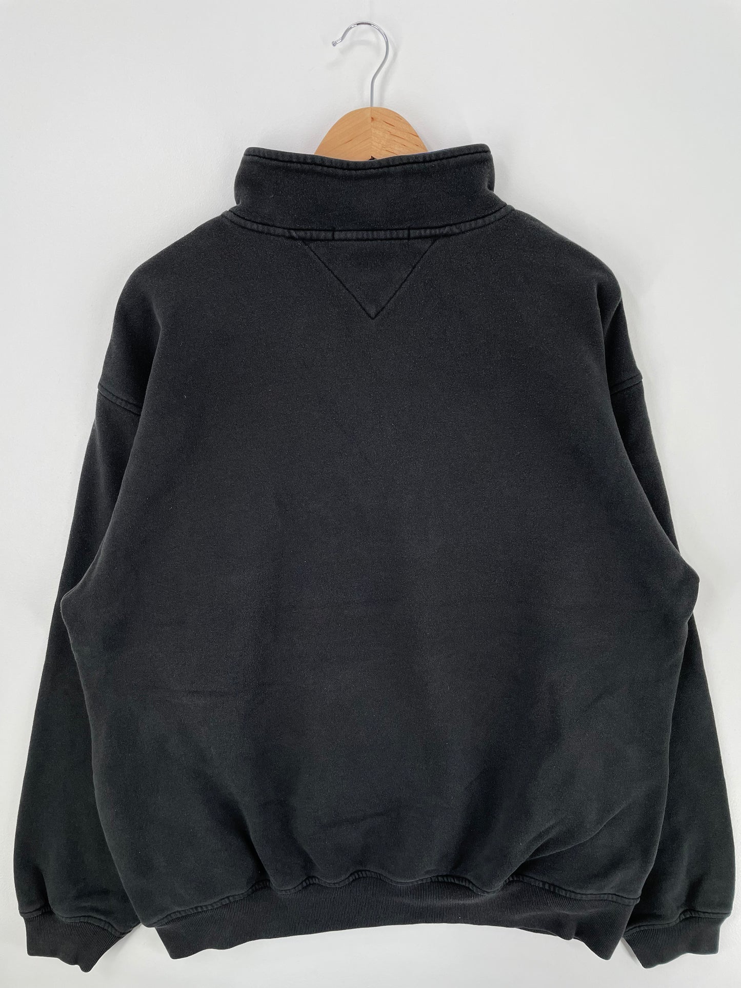 90’s TOMMY FILHIGER Size XL Half Zip Sweat-shirt / A913