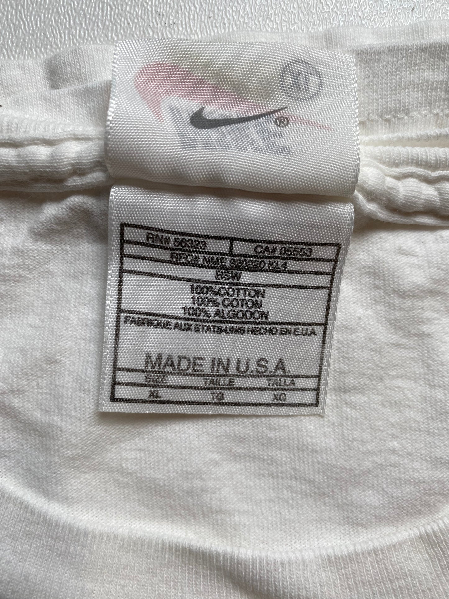 90's NIKE Made in USA Size XL Vintage T-Shirt / A2746