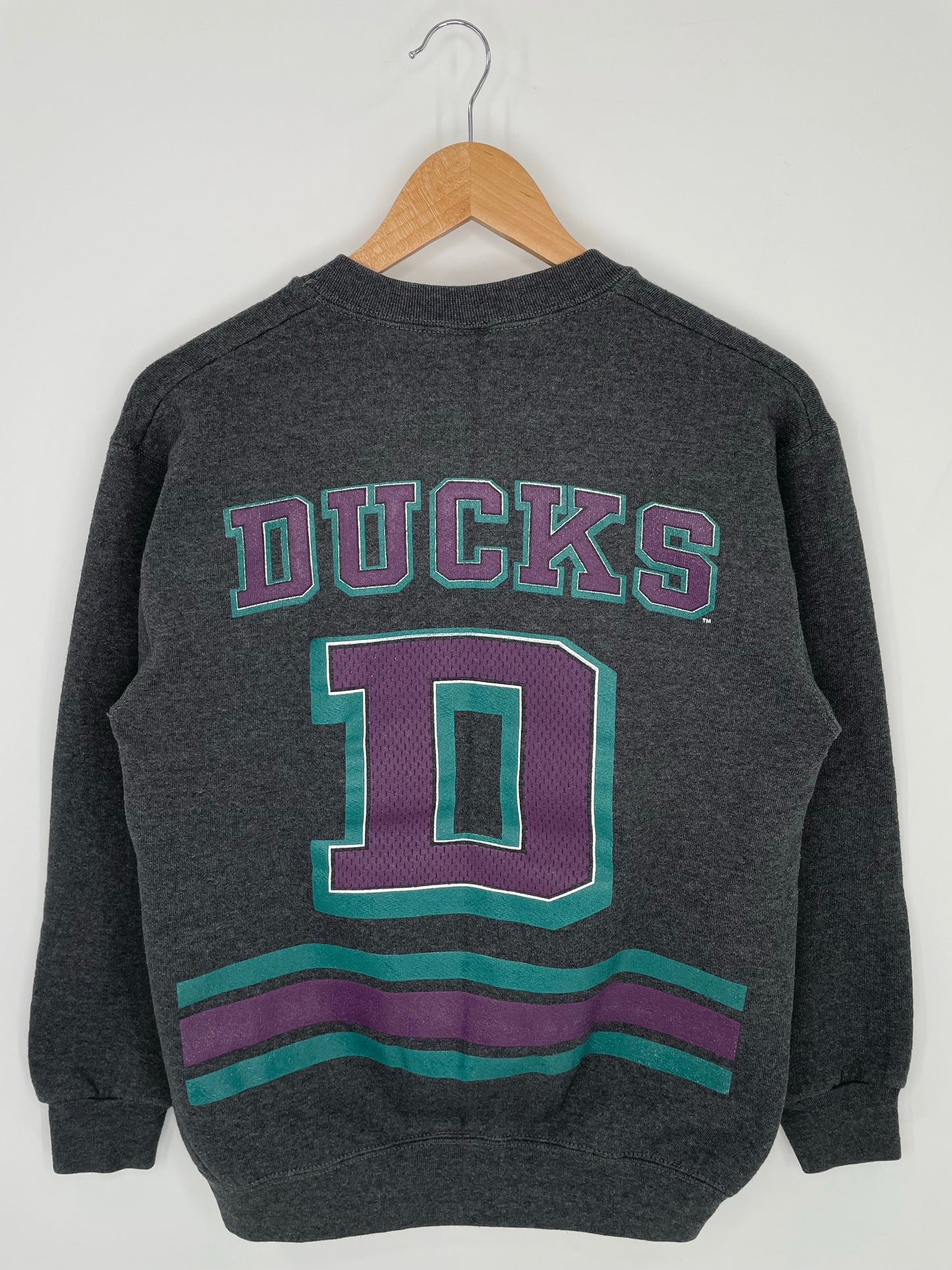 90’s SALEM x ANAHEIN MIGHTY DUCKS Made in USA Size Kids XL Vintage NHL Sweat-Shirt / A9778