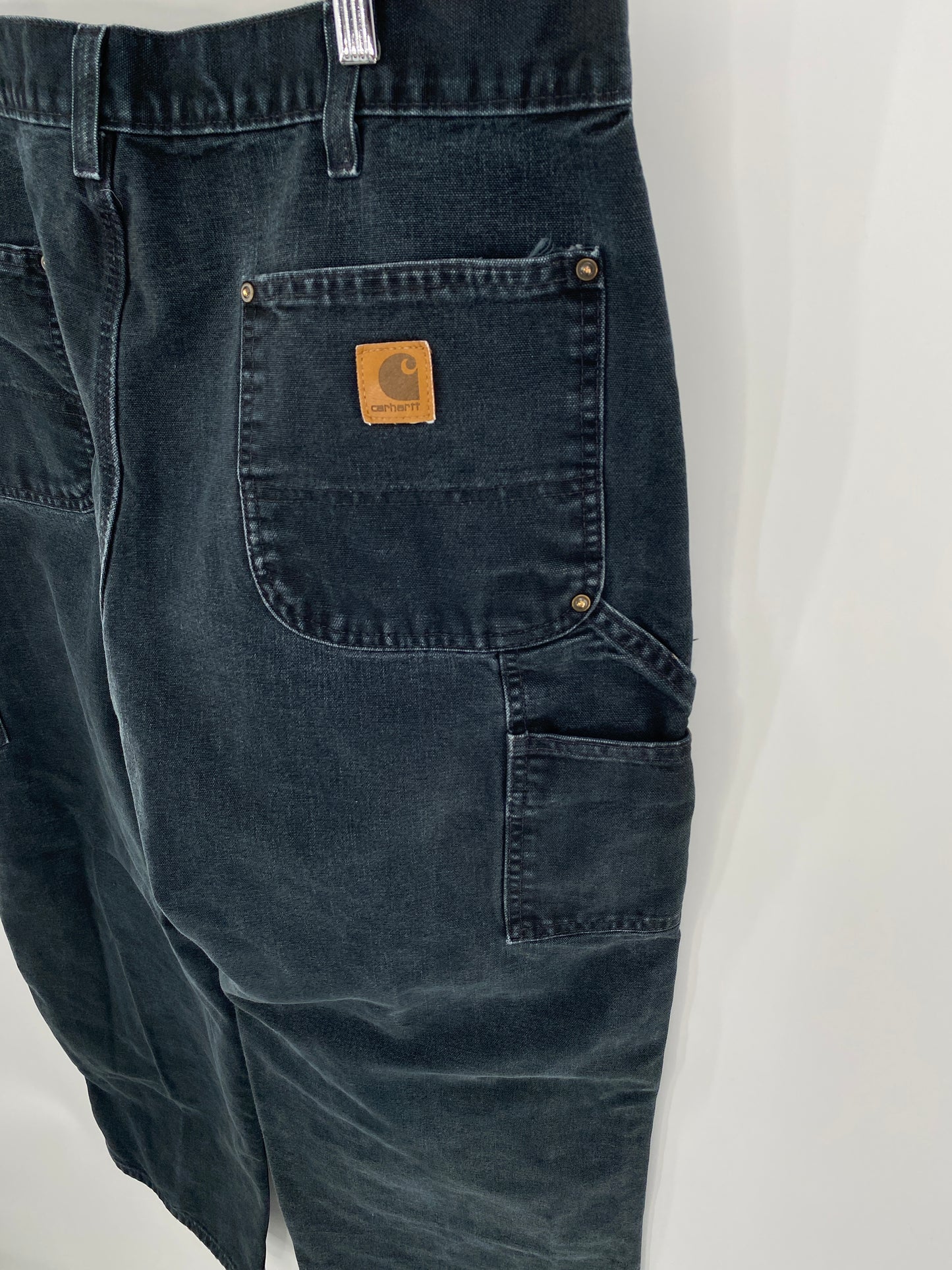 Vintage CARHARTT Size W37xL29.5 Vintage Double Knee Duck Pants / A4406