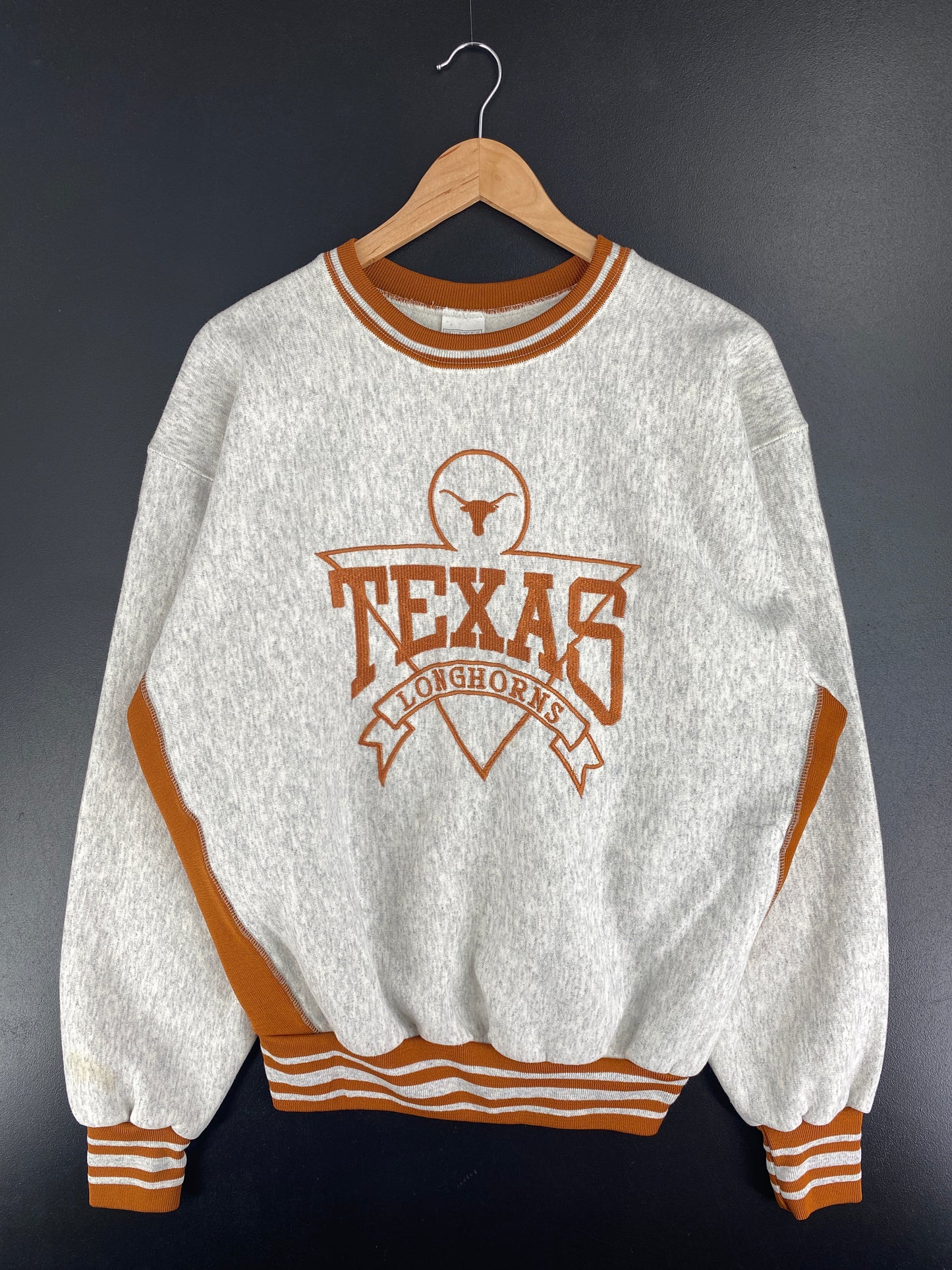 90's UNIVERSITY OF TEXAS Made in USA Size XL Vintage College Sweat-Shirts / A5309