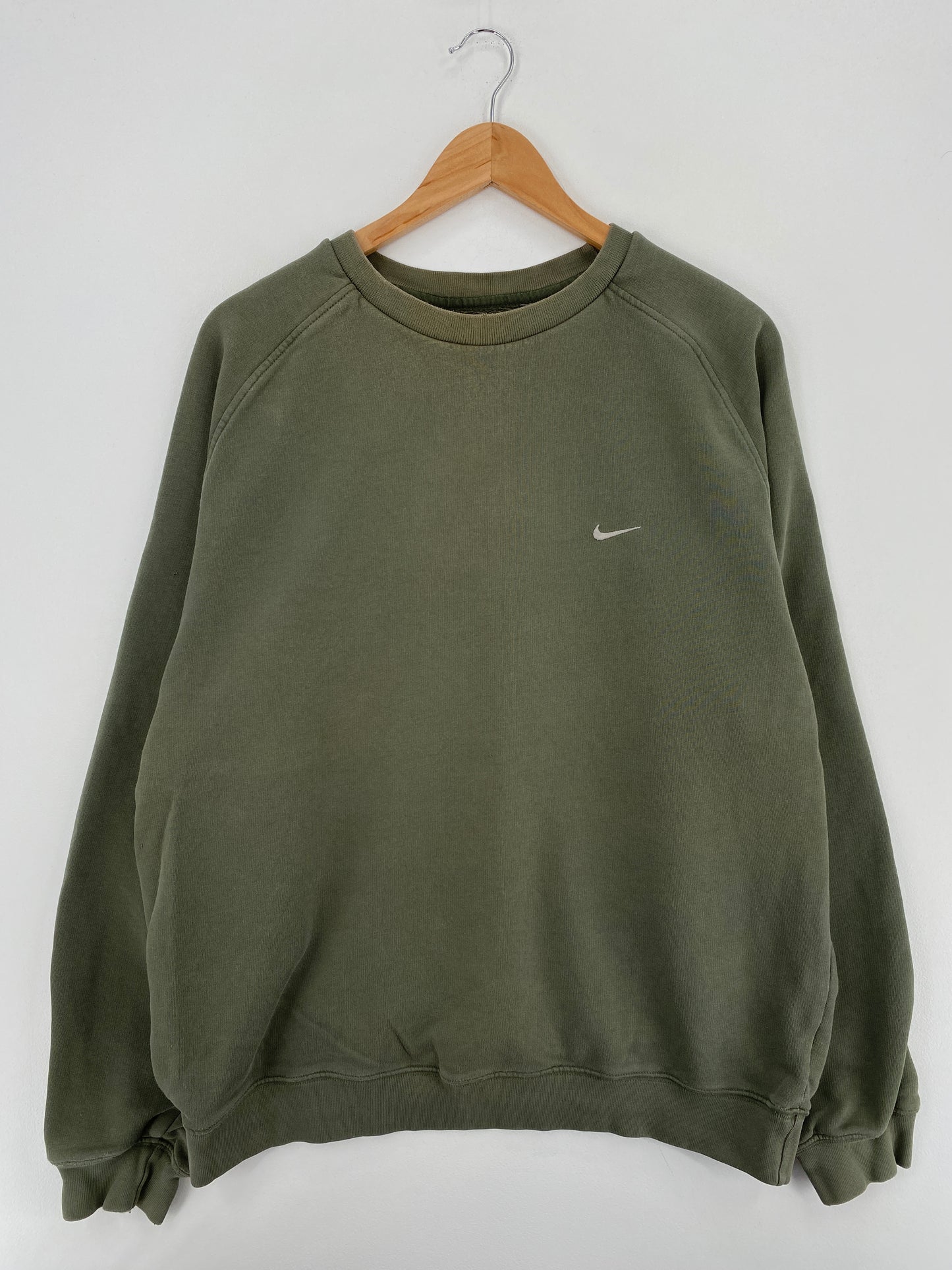 00’ NIKE MINI SWOOSH (No tag) Approx. Size XL Vintage Sweat-Shirt / A6036