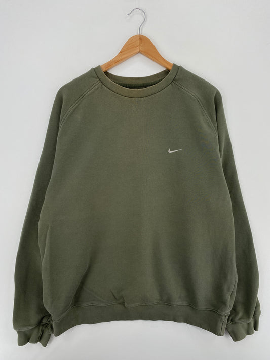 00’ NIKE MINI SWOOSH (No tag) Approx. Size XL Vintage Sweat-Shirt / A6036