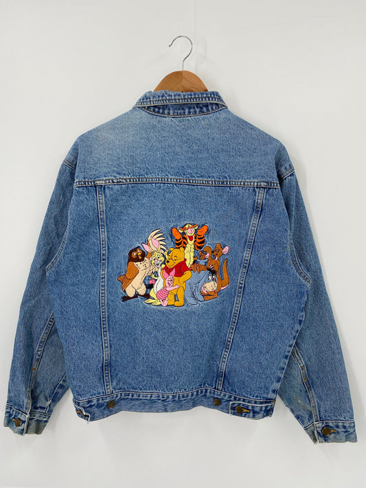 00’ DISNEY Approx. Size L Vintage Denim Jacket  / K4322