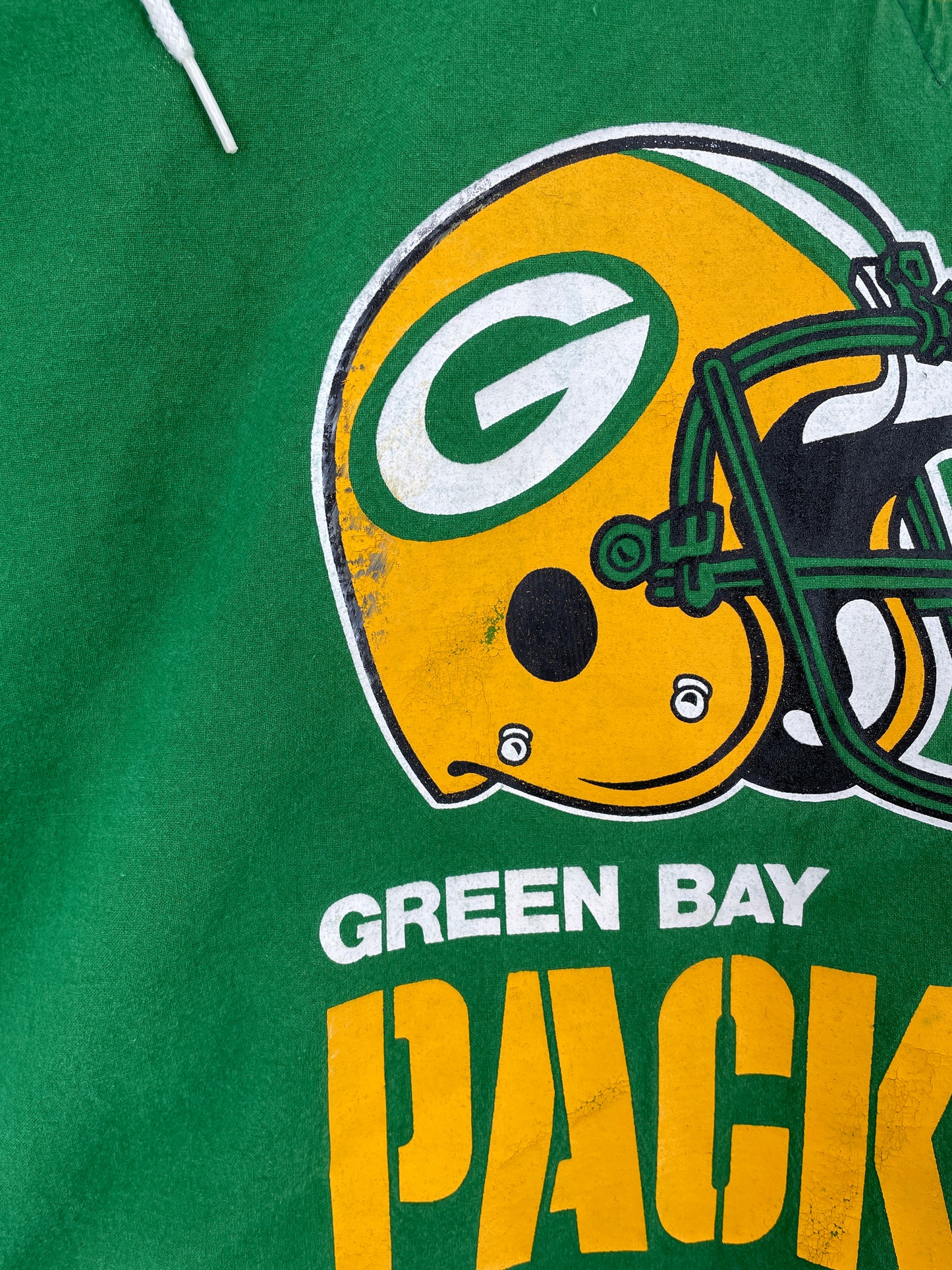 90's GREEN BAY PACKERS Made in USA Size Approx.XL Vintage NFL Cotton Shirt / G4664N