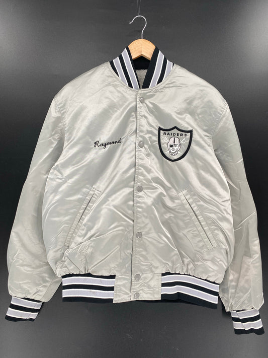 90’s RAIDERS Size L Vintage NFL Nylon Jacket / K4983