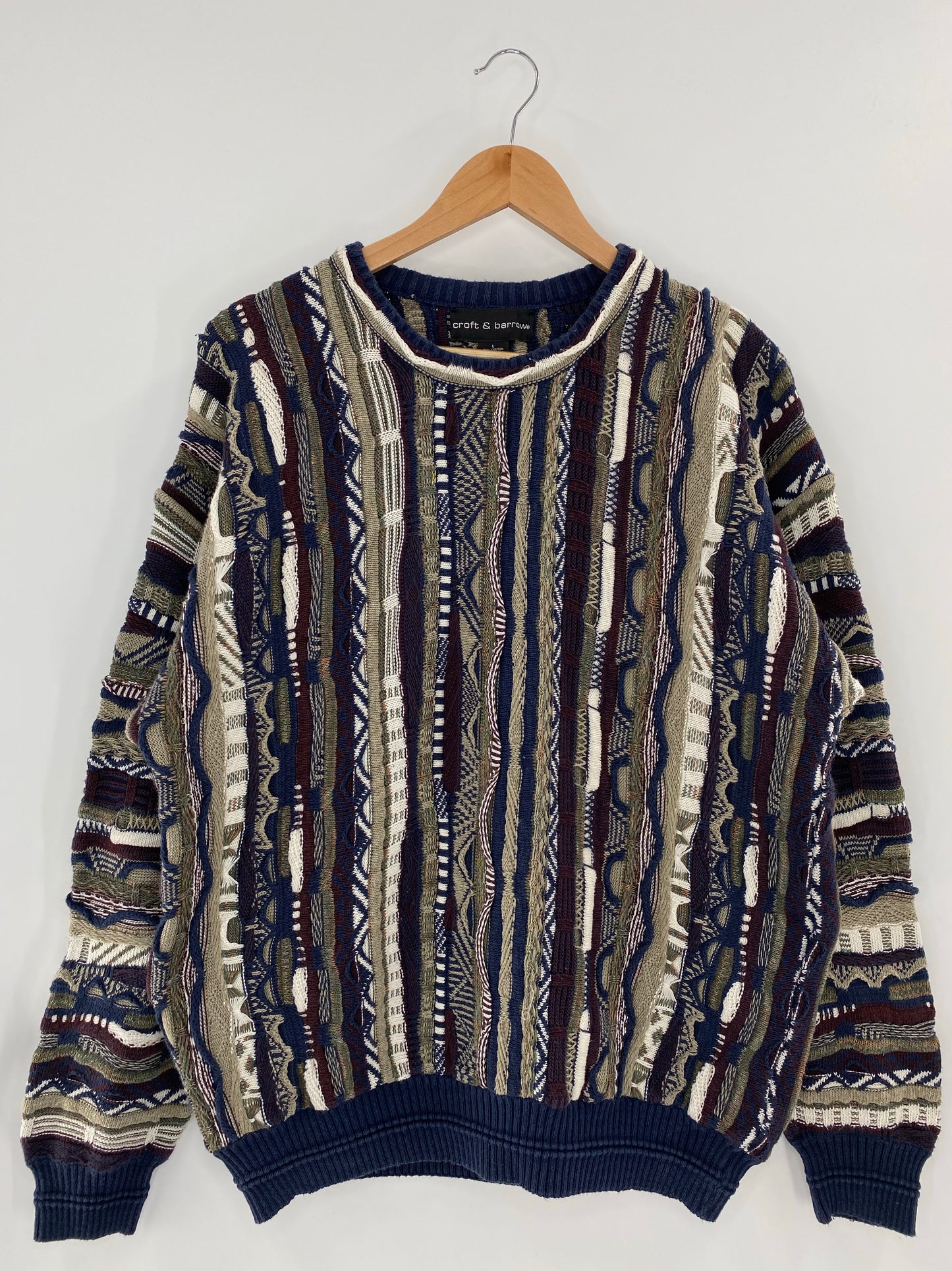 Vintage 3D COOGI- Style Size L Knit Sweater / K5310