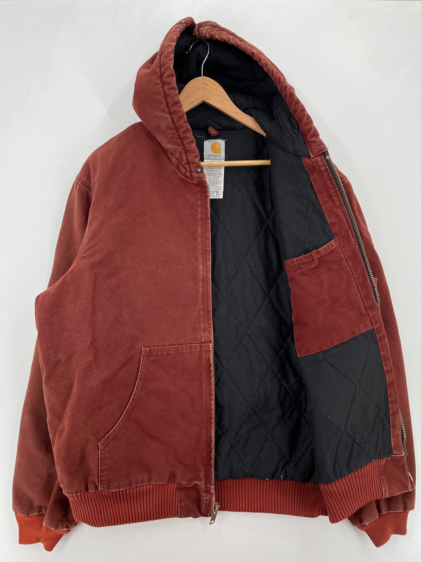 Vintage CARHARTT Size L Hoodie Duck Jacket / A8004