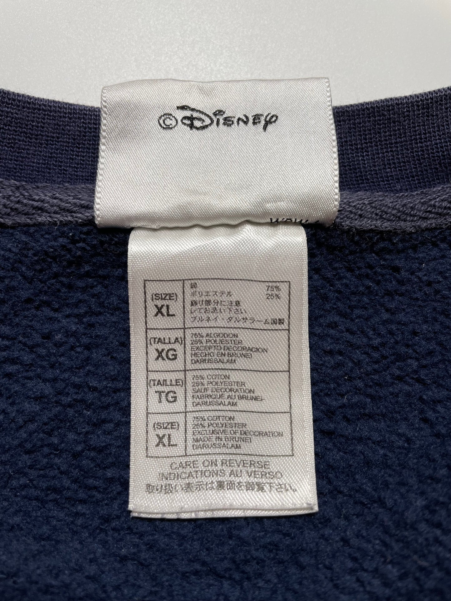 00' WALT DISNEY WORLD MICKEY Size XL Vintage Sweat-shirt/ K5406