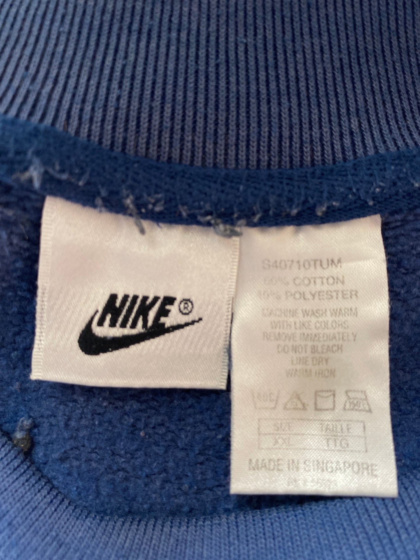 90’s NIKE Size XXL Vintage Sweat- Shirt / K609