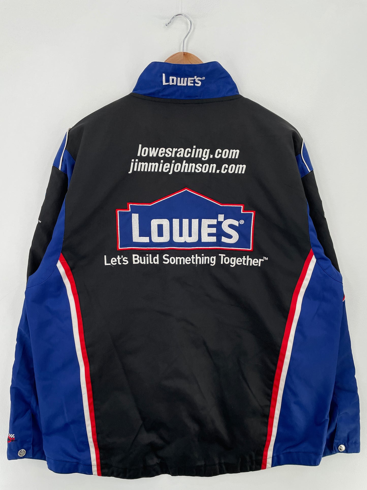 .Vintage NASCAR x LOWE'S Size L Racing Jacket / E3953J