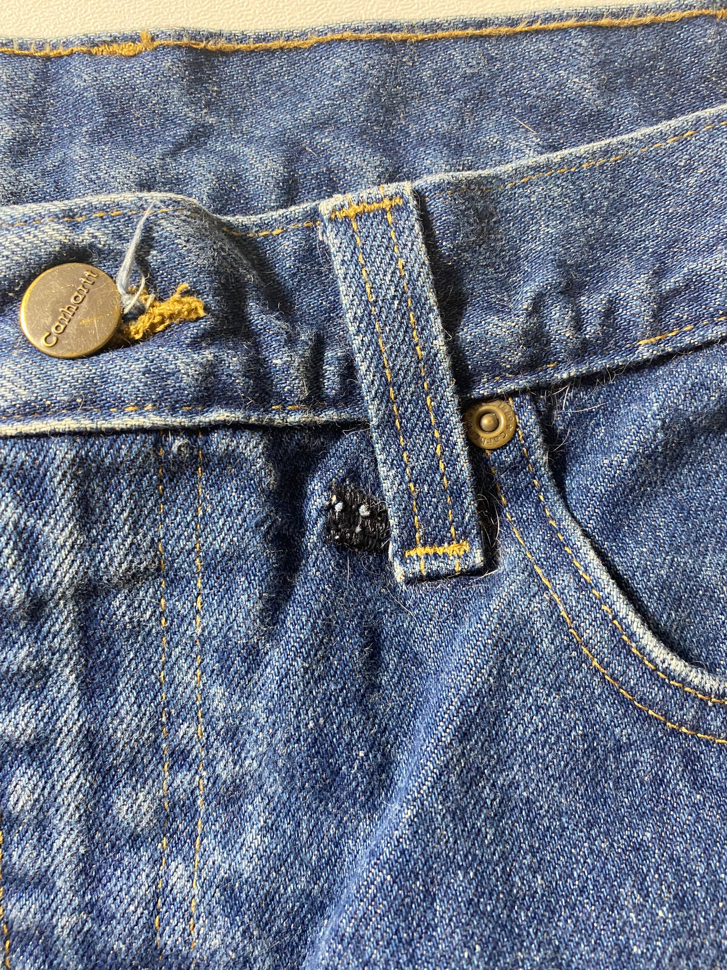 Vintage CARHARTT Size W35xL3.15 Denim Pants / K9981