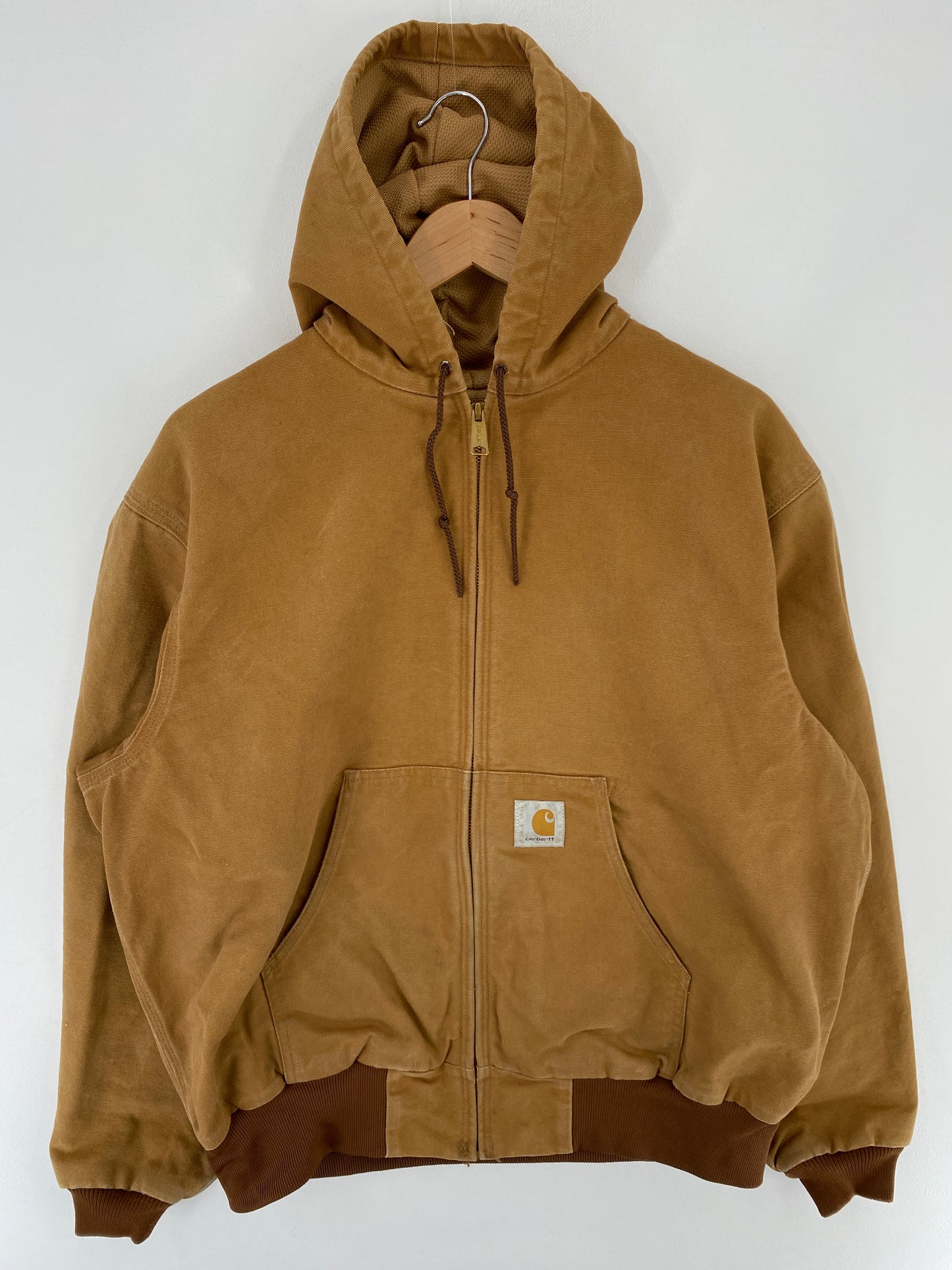 Vintage CARHARTT Size Approx.L Zip-Up Duck Jacket / E5889J