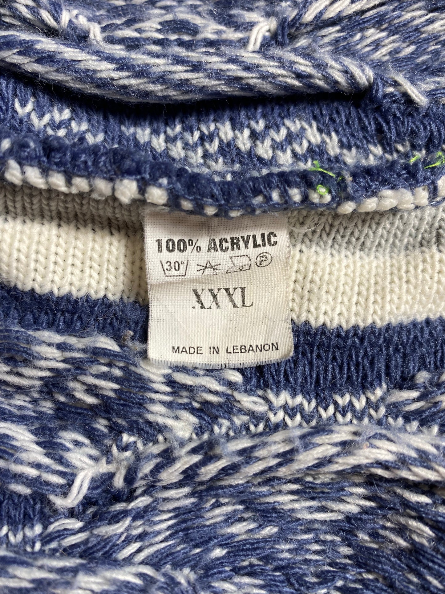 Vintage 3D COOGI- Style Size XXXL Knit Sweater / K7219