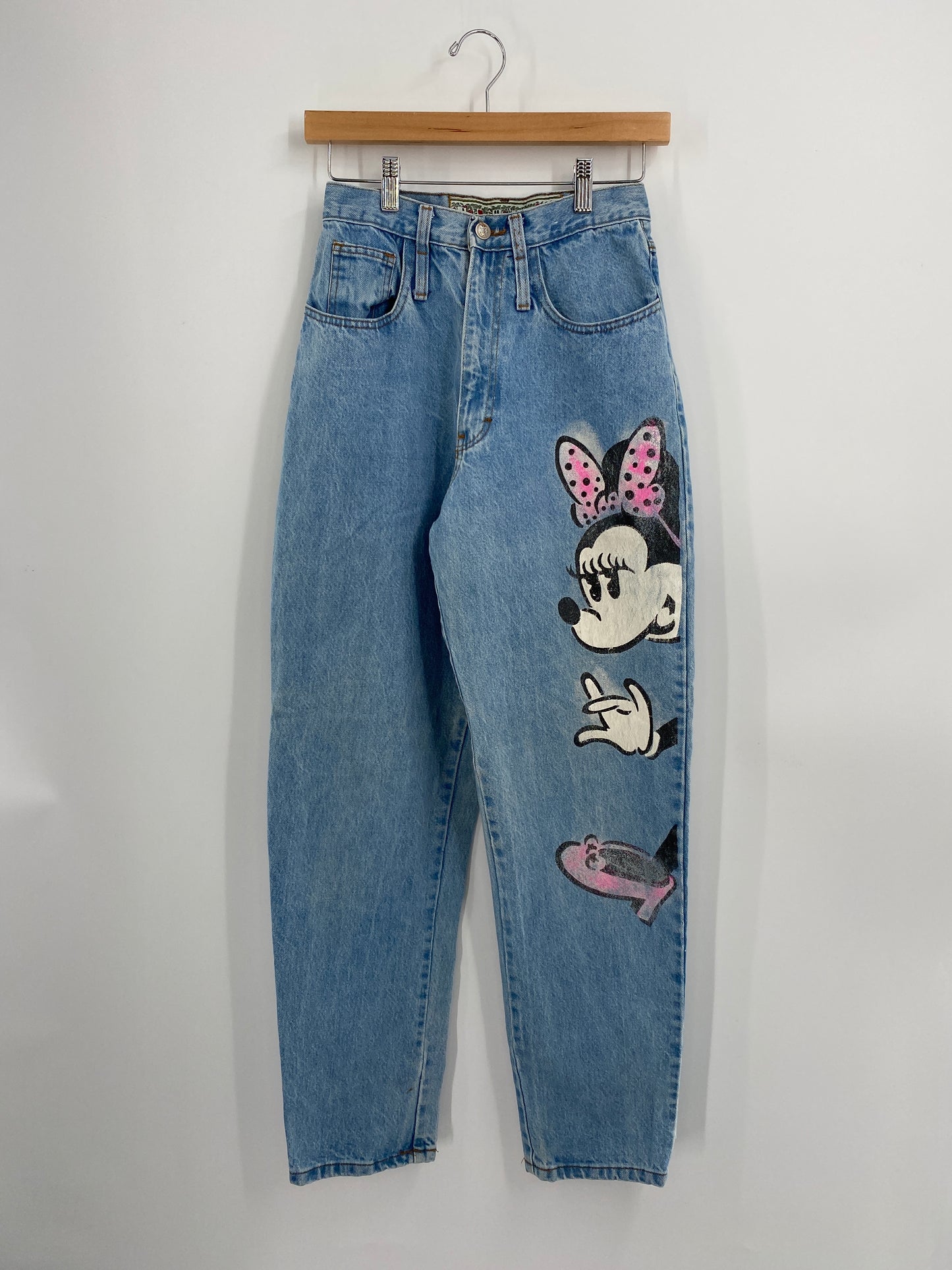 90's DISNEY MINNI W26xL28 Vintage Denim Pants / A5787