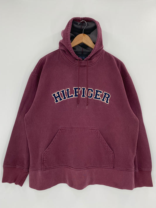 90’s TOMMY HILFIGER Size XL Vintage Hoodie Sweat-Shirt / K4663
