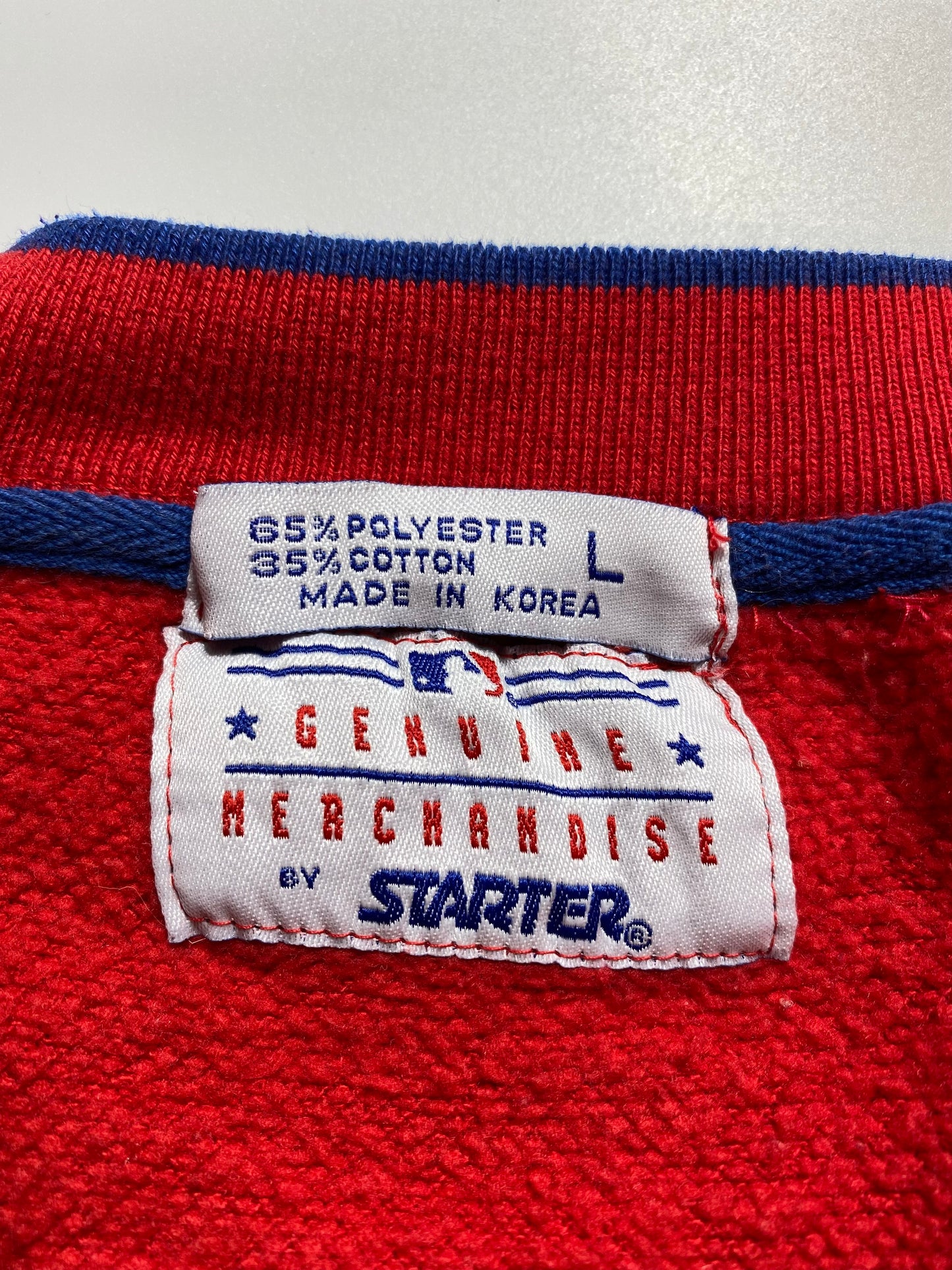 90’s PHILADELPHIA PHILLIES Size L MLB Sweat - Shirt/ K5882