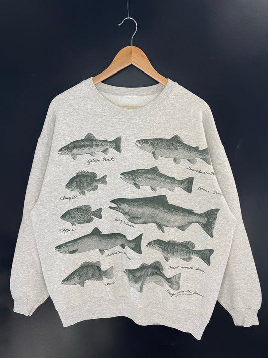 1994 RELEVANT PRODUCTS (No tag) Approx. Size XL Vintage Sweat-shirt / K7652