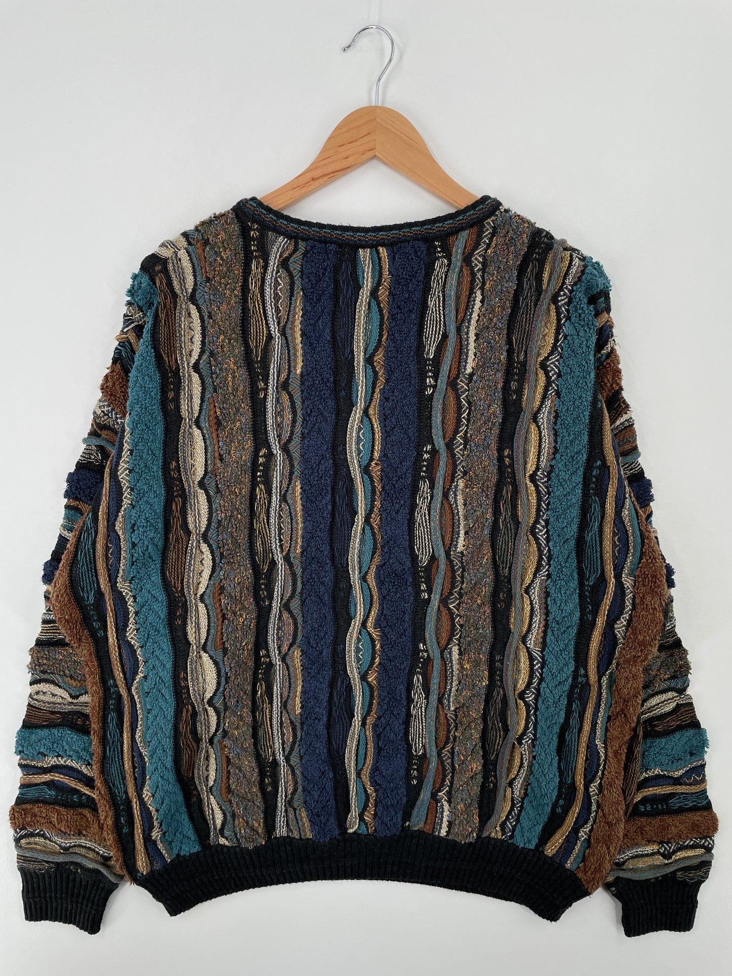 Vintage 3D COOGI- Style Size Approx.L Knit Sweater / A8693