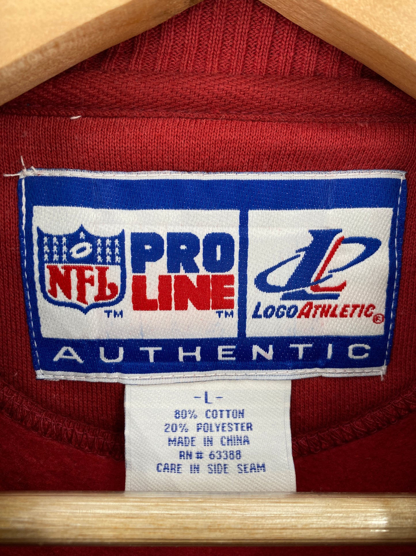 00’ DEADSTOCK SAN FRANCISCO 49ERS Size L Vintage NFL Sweat-Shirt / A6964