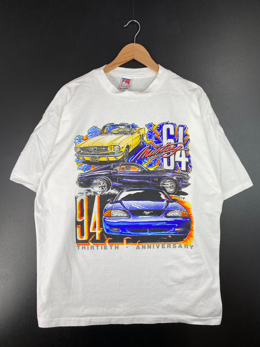 1994 FORD MUSTANG Made in USA Size XXL Vintage Racing T-shirt  / A6981
