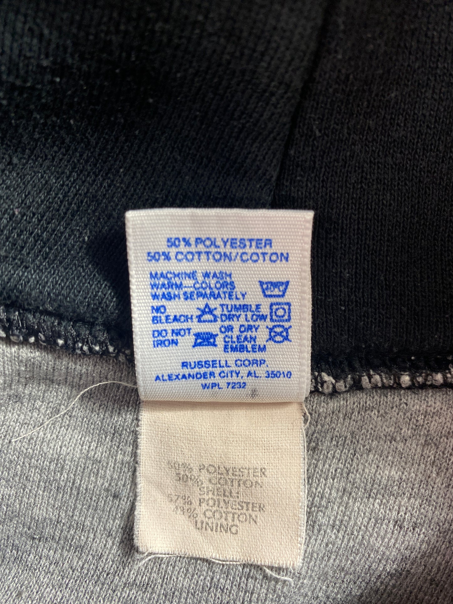 90’s Russell x UNIVERSITY OF IOWA Size XL Vintage College Hoodie Double Face Sweat-Shirts / A5306