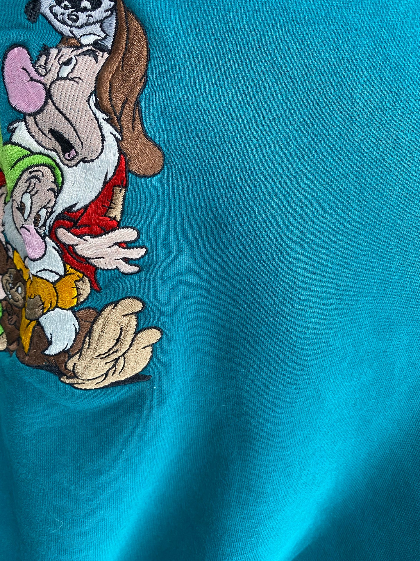 00’ DISNEY SEVEN DWARFS Size XL Vintage Sweat-shirt / K4522