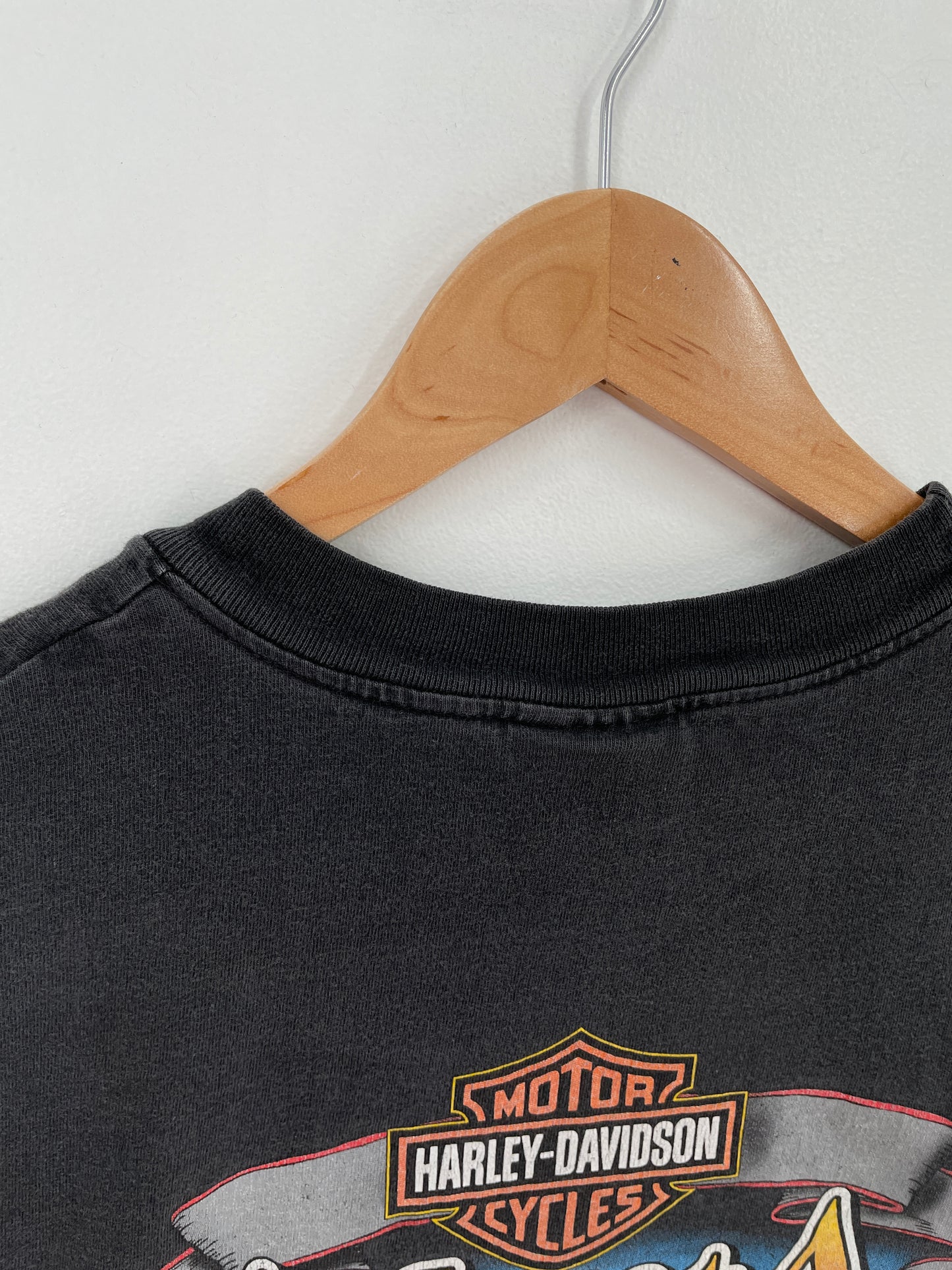 2000 HARLEY DAVIDSON ATLANTA Made in USA Size L Vintage T-Shirt / E88