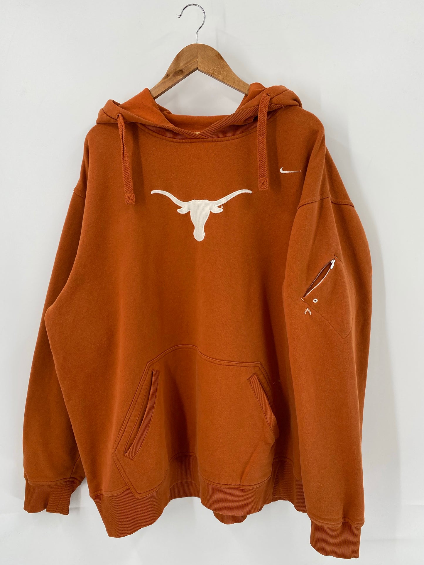 00' NIKE TEXAS LONGHORNS COLLEGE Size XXL Vintage Hoodie Sweat-Shirt / K4557