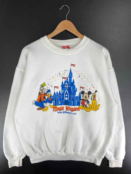 90’s WALT DISNEY WORLD MAGIC KINGDOM Made in USA Size M Vintage Sweat-shirt / A5079